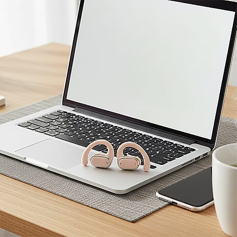 AEMAi-PRO14 Bluetooth Earbuds (BT5.4) with LED Display, 5-6 Hour Talk Time - Type-C Charging - Black