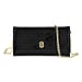 La Marey Signature Genuine Leather B Letterpress Clutch Bag with Long Chain