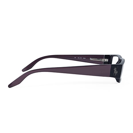 Polo Ralph Lauren Womens Purple Rectangular Reading Glasses with Metal Horse Logo (Power - 2.50)