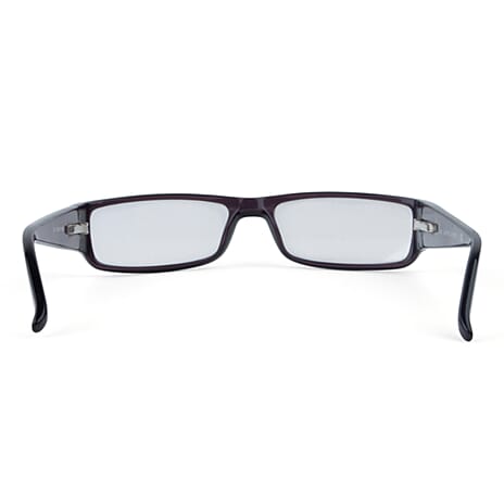 Polo Ralph Lauren Womens Purple Rectangular Reading Glasses with Metal Horse Logo (Power - 4.0)