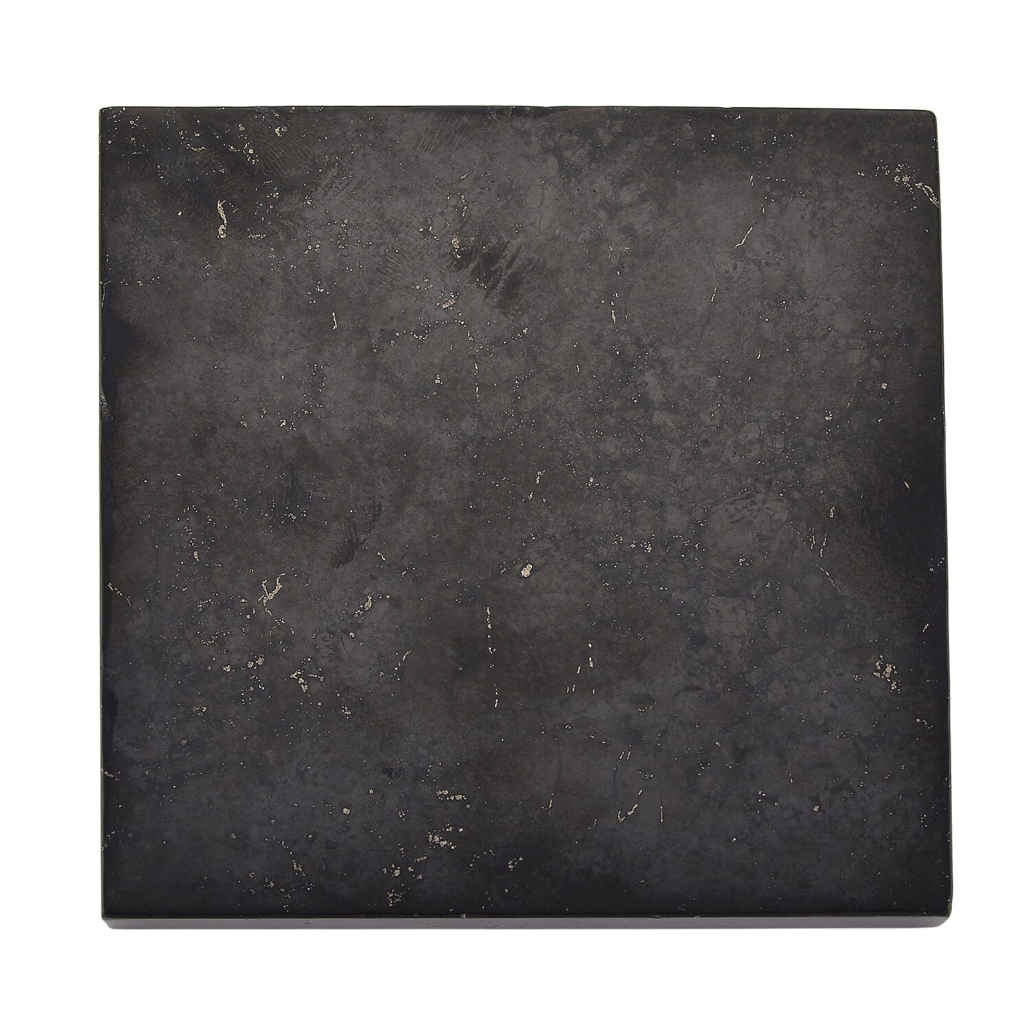 Natural Shungite Fullerene Embossed Square Tile 1100.00 Ct.