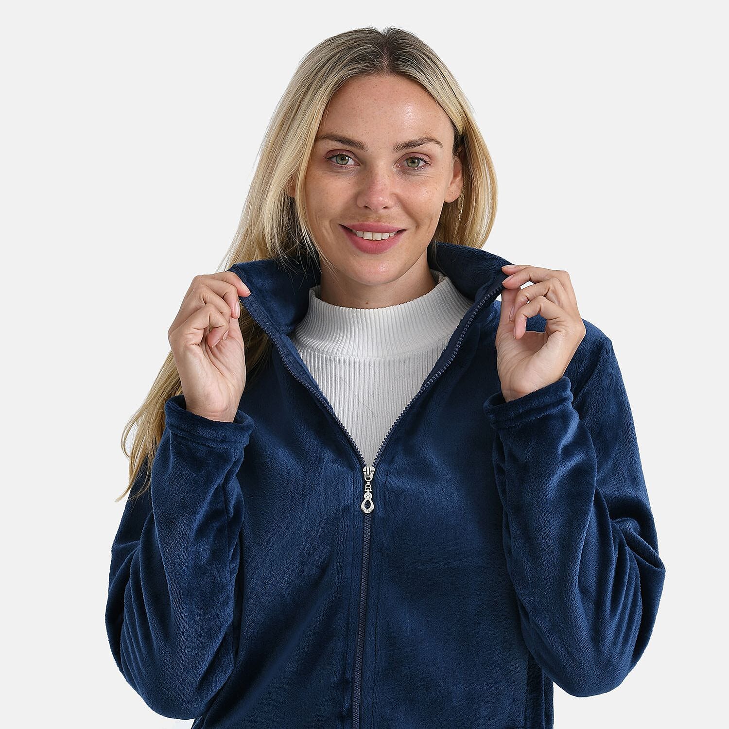 StyledBy Faux Fur Zip up jacket with pockets