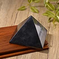 Natural Shungite Pyramid Figurine 3000.00 Ct.