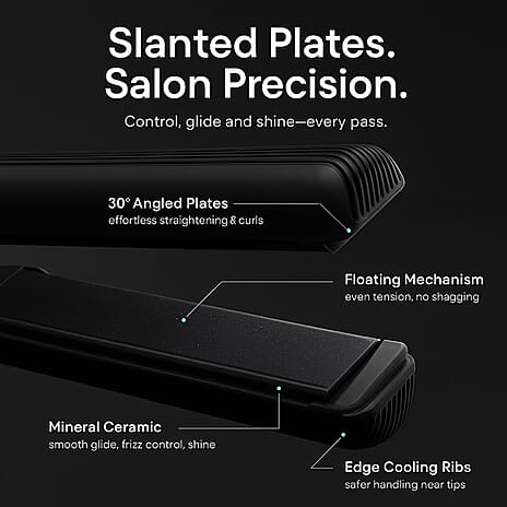 LOWEST EVER PRICE-Hur.iron Slant Hair Straightener