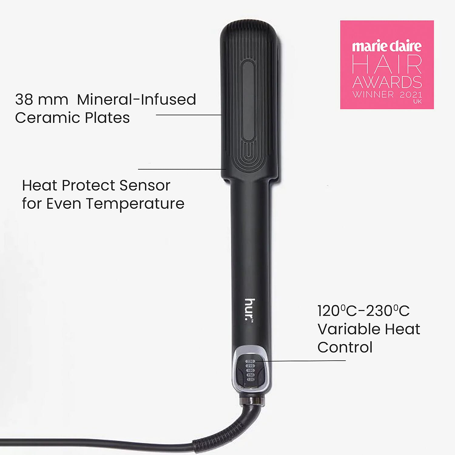 Hur.iron Wide Hair Straightener