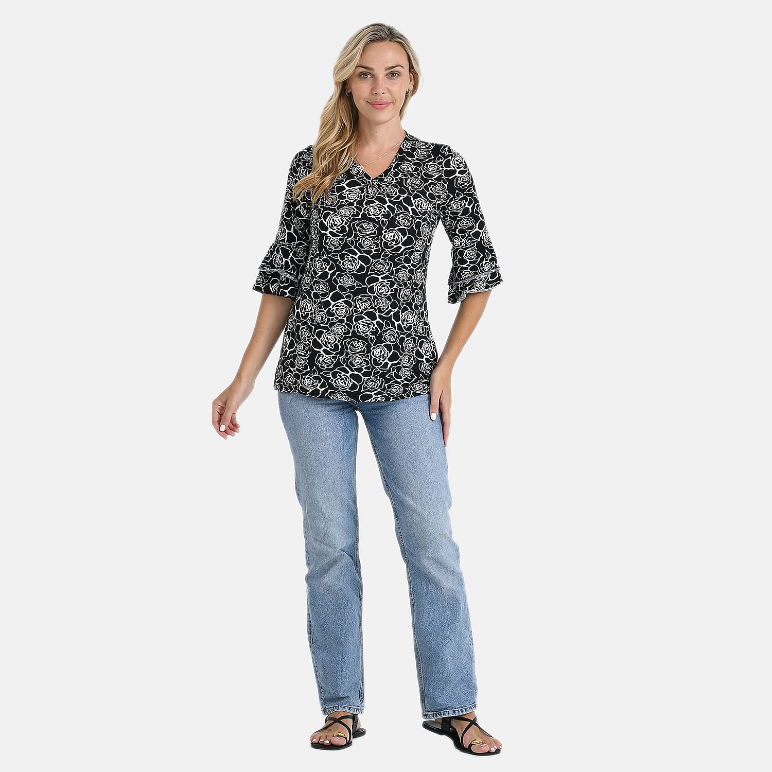 & Maisi Printed Blouse 