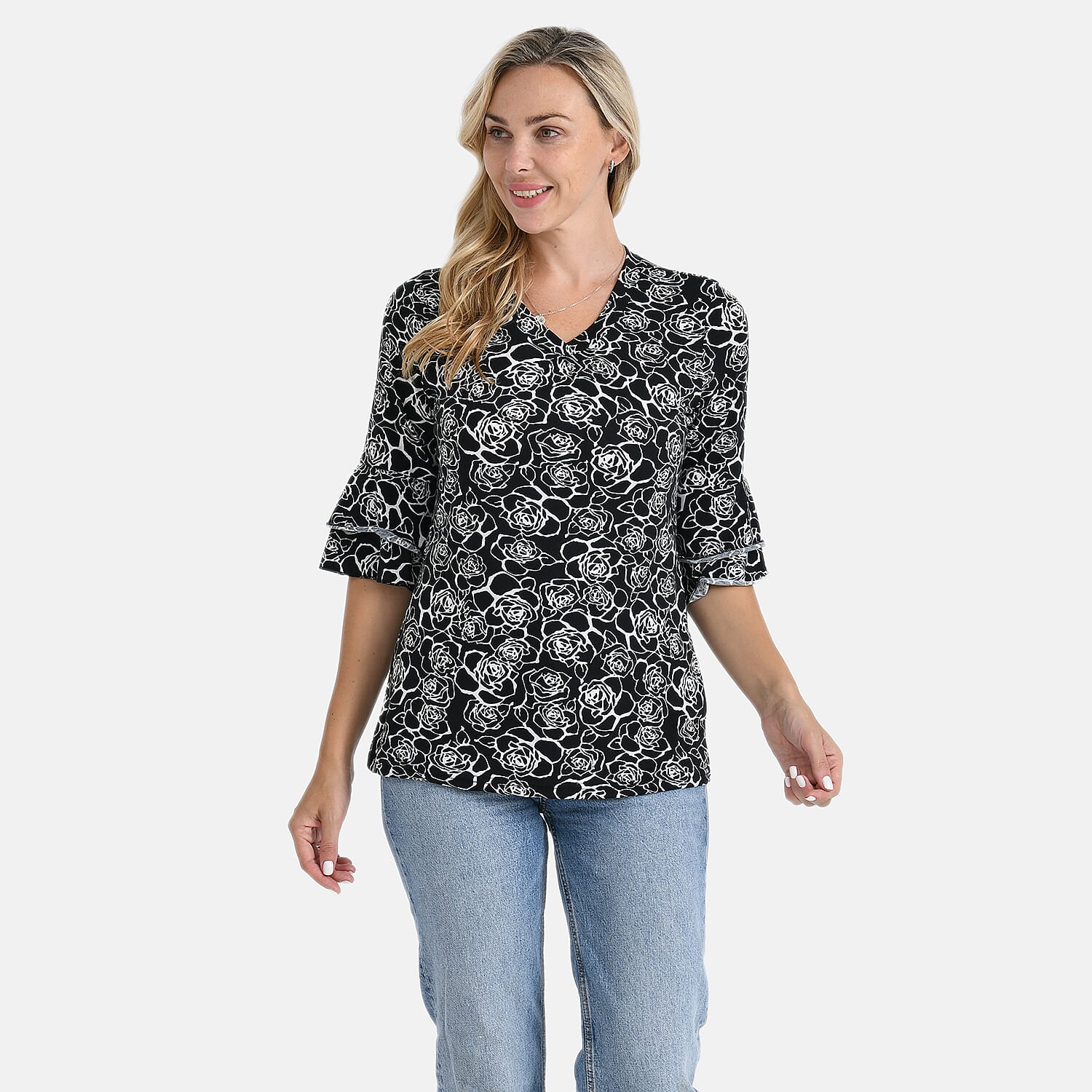 & Maisi Printed Blouse 
