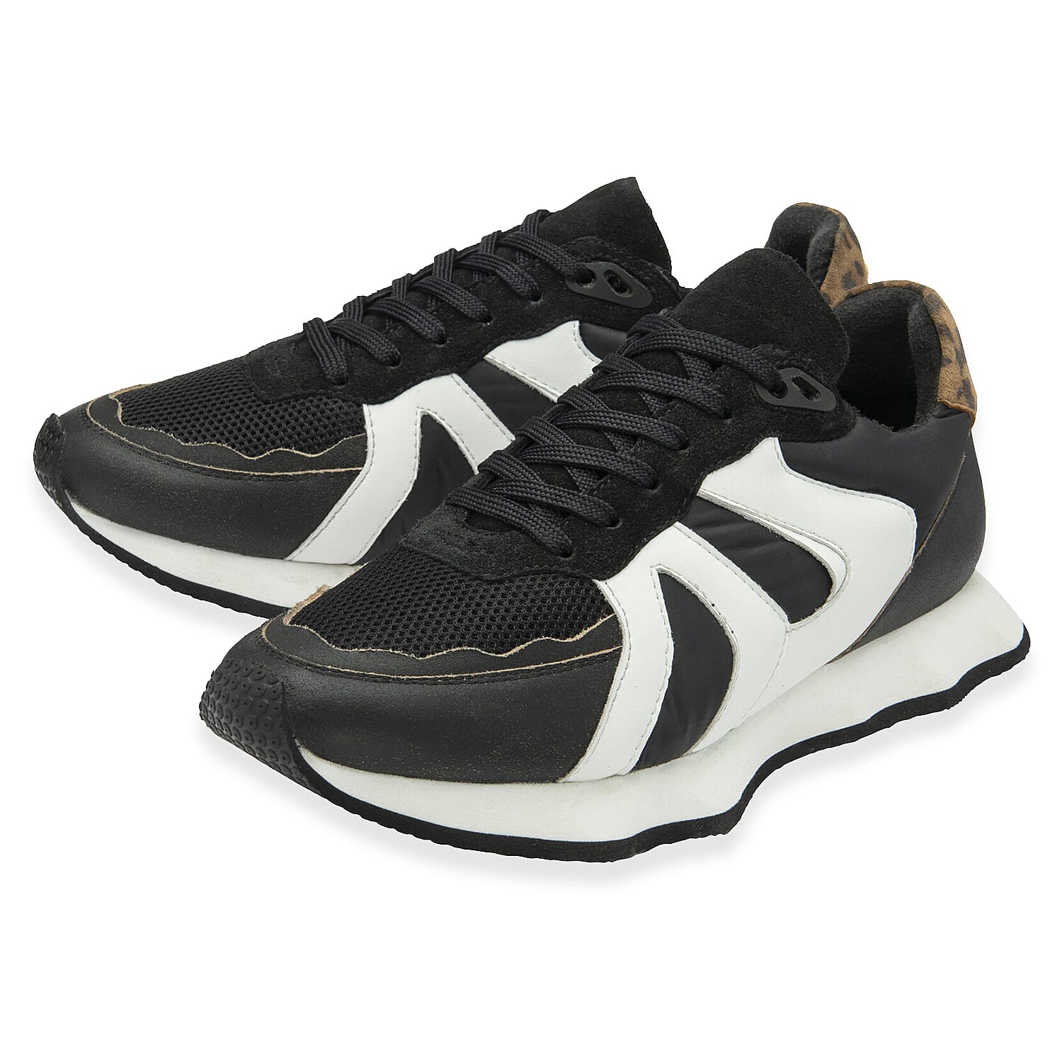 Ravel Suede Leather Blend Lace Up Trainers