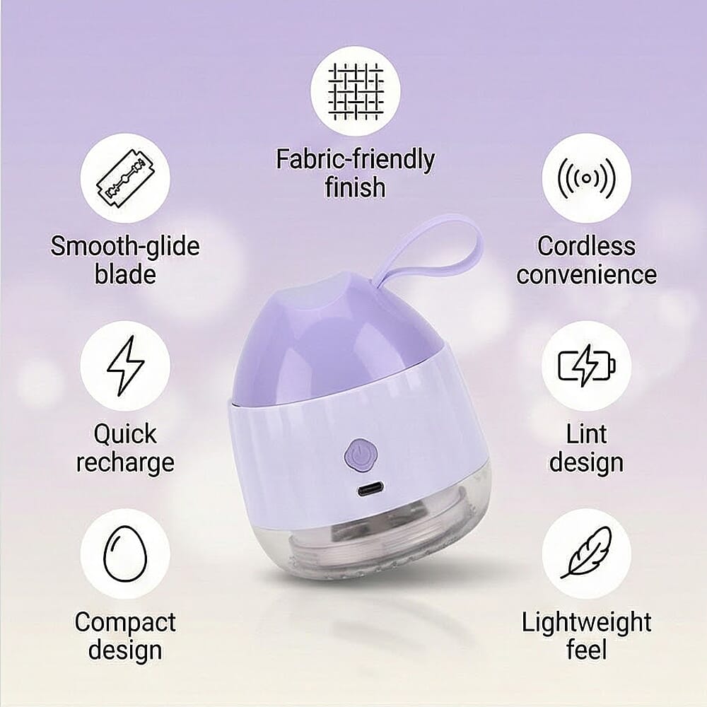 LIVMORE Electric Lint Remover - Purple