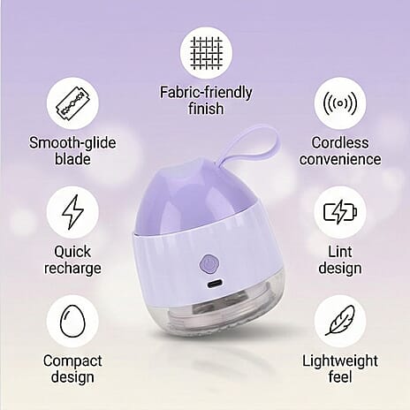 LIVMORE Electric Lint Remover - Purple