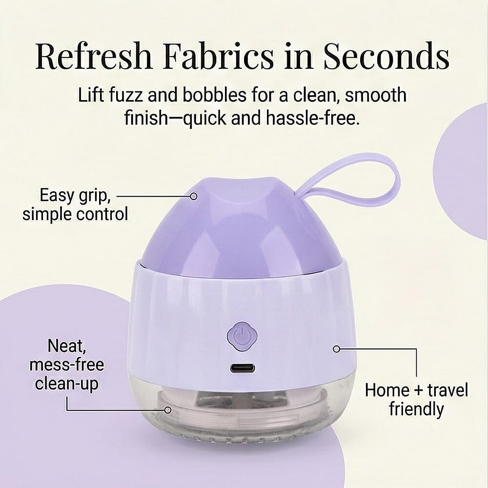 LIVMORE Electric Lint Remover - Purple