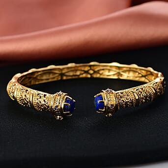 https://tjcuk.sirv.com/Products/82/4/8246074/EverTrue-Lapis-Lazuli-Iolite-Full-Bangle-Pure-Yellow-Brass-5-220-Ct_8246074_1.jpg?w=342&h=342