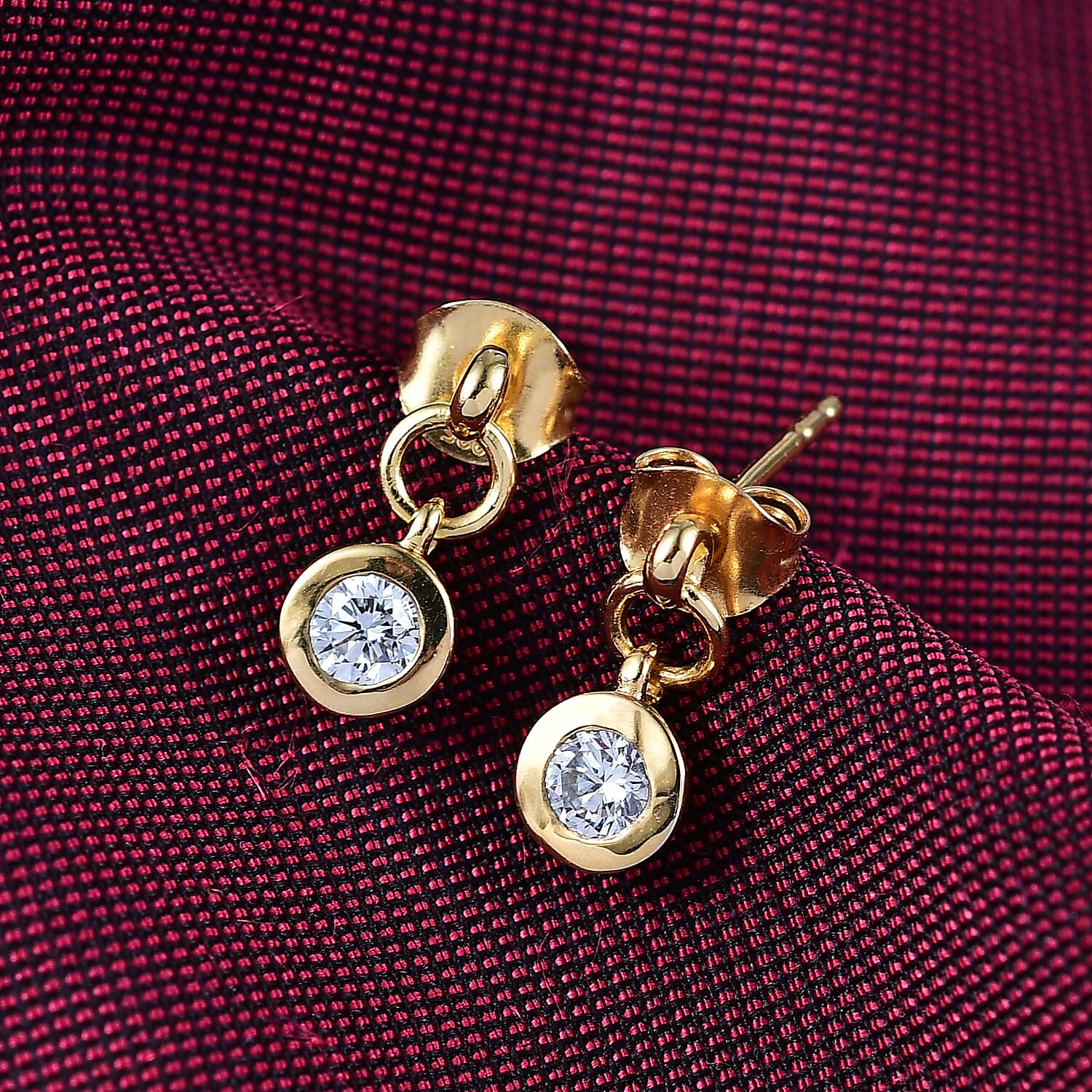 Luxuriant Lab Grown Diamond (SI/GH) Dangling Earring