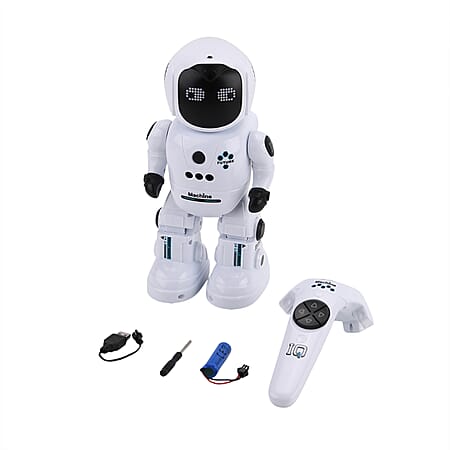 Black Friday New Launch - Intelligent Programming Remote Control Robot Toy with Gesture Sensing - Music - White