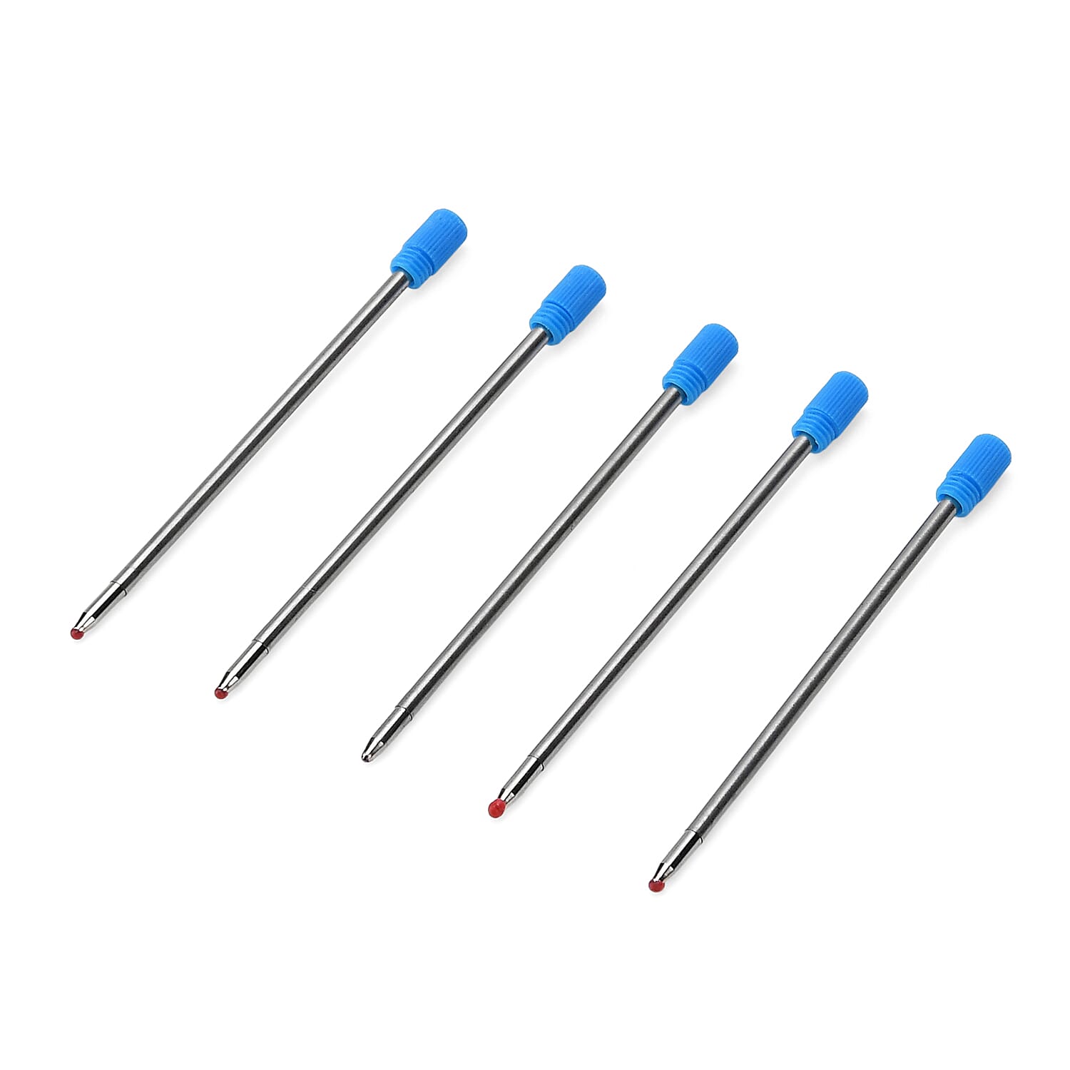 Set of 5 Crystal Lamp LED Ballpoint Pens