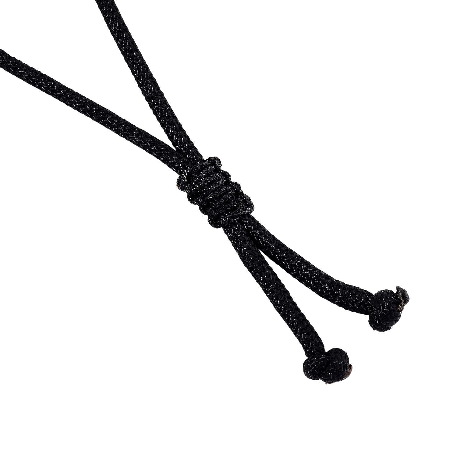 Black Jade Dragon Necklace with Black Cotton Thread (Size 28 Adjustable) 125.00 Ct.