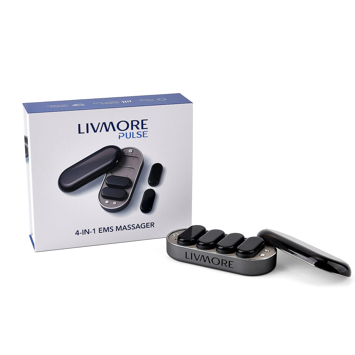 NEW LAUNCH- LIVMORE 4-in-1 EMS Impulse Massager with 9 Intensity Levels