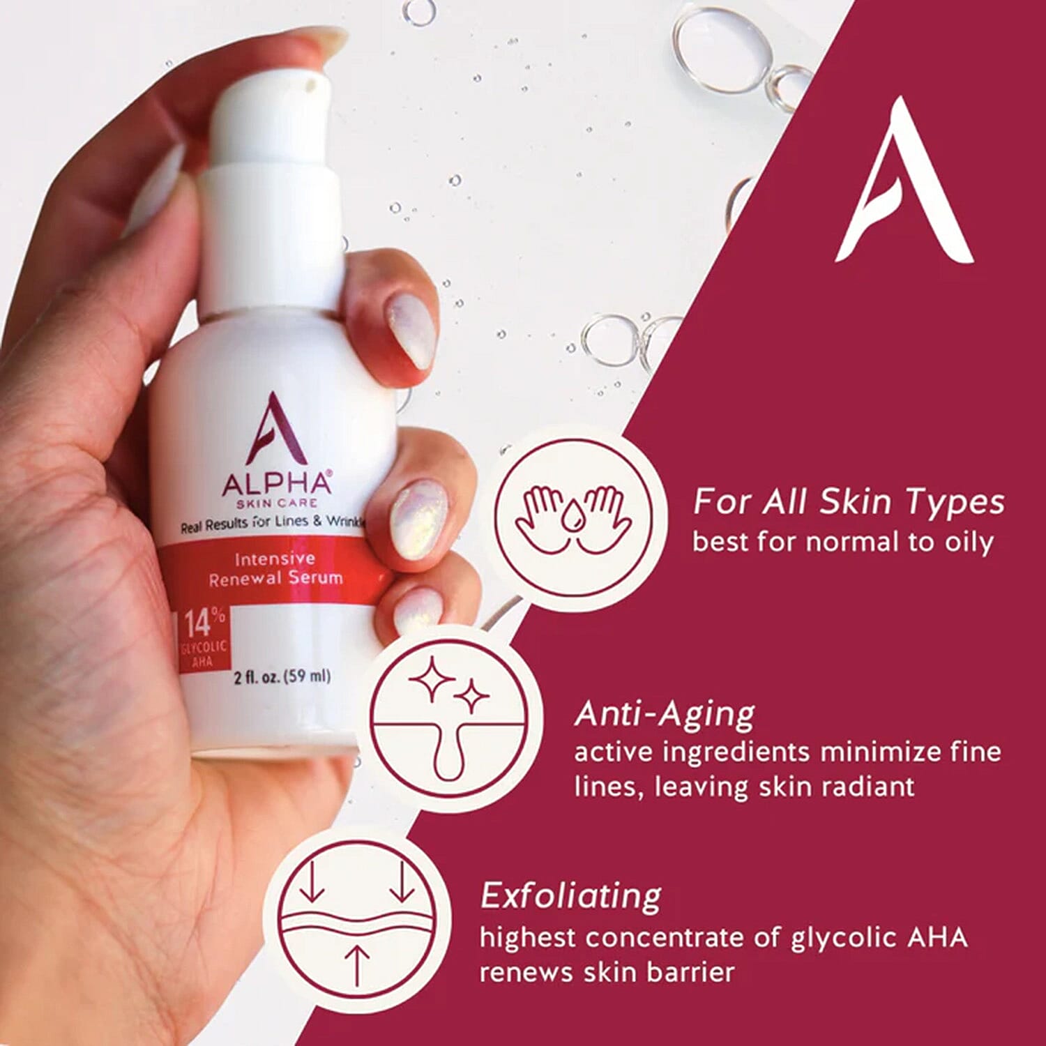 Alpha Intensive Renewal Serum 14% Glycolic AHA