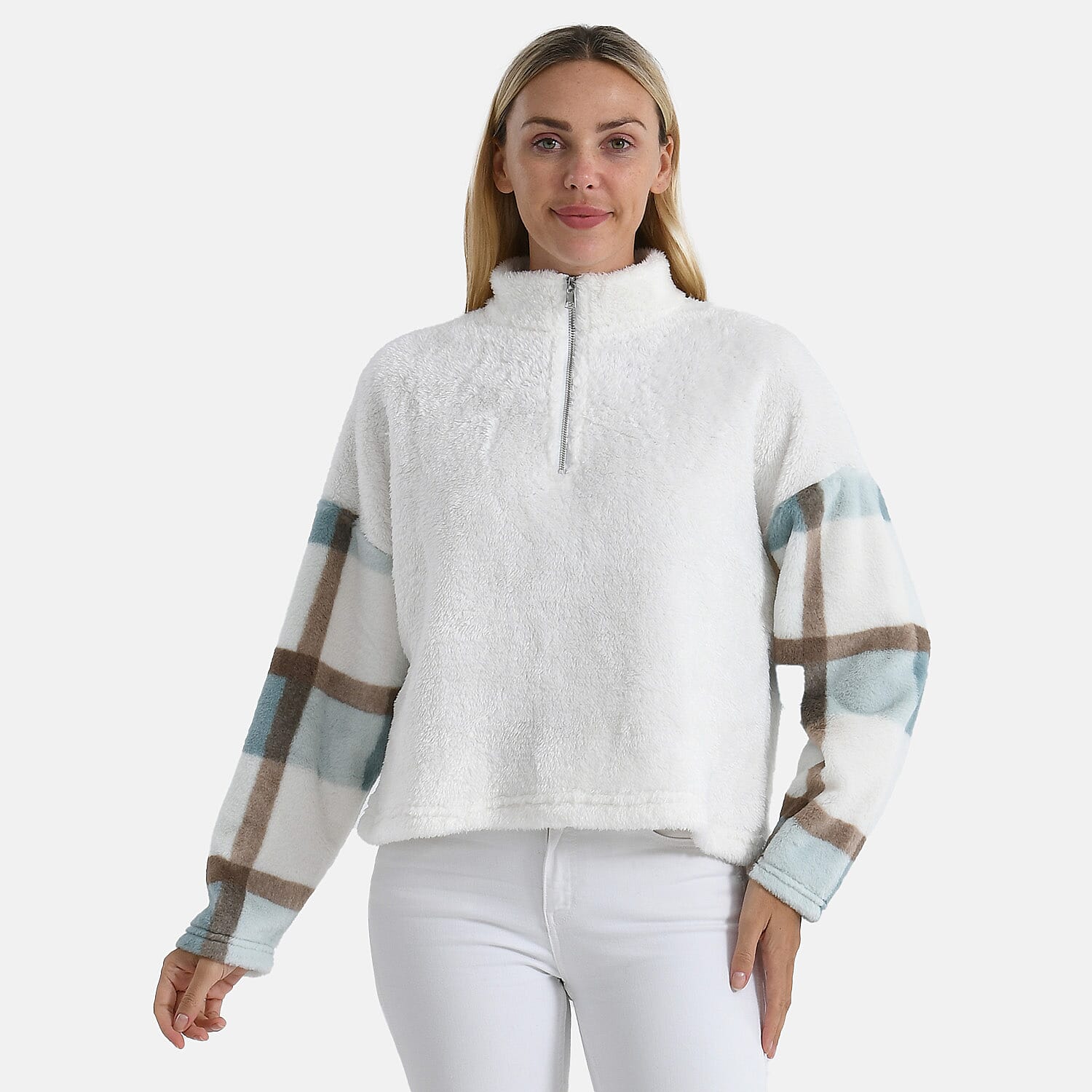 &amp; Maisi Plush Hoodie with Zip