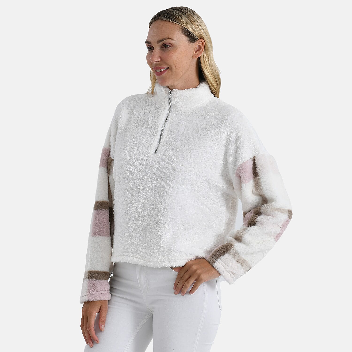 &amp; Maisi Plush Hoodie with Zip