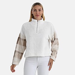 &amp; Maisi Plush Hoodie with Zip