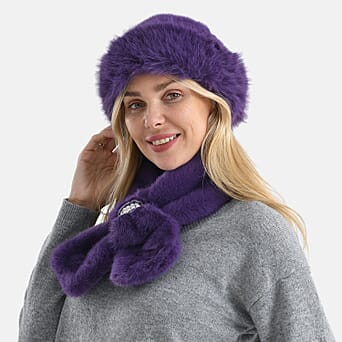 https://tjcuk.sirv.com/Products/82/4/8247461/Styled-By-Patterned-Hat-Cap-and-Earmuff-Size-58x1-cm-Purple_8247461.jpg?w=342&h=342