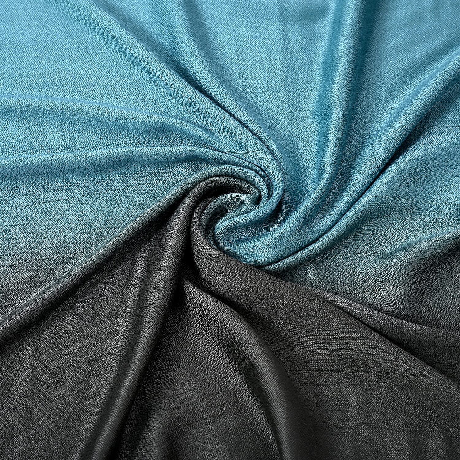 Tamsy Dual Shade Ombre Stole (Size 210 x 70 cm) - Cream & Grey