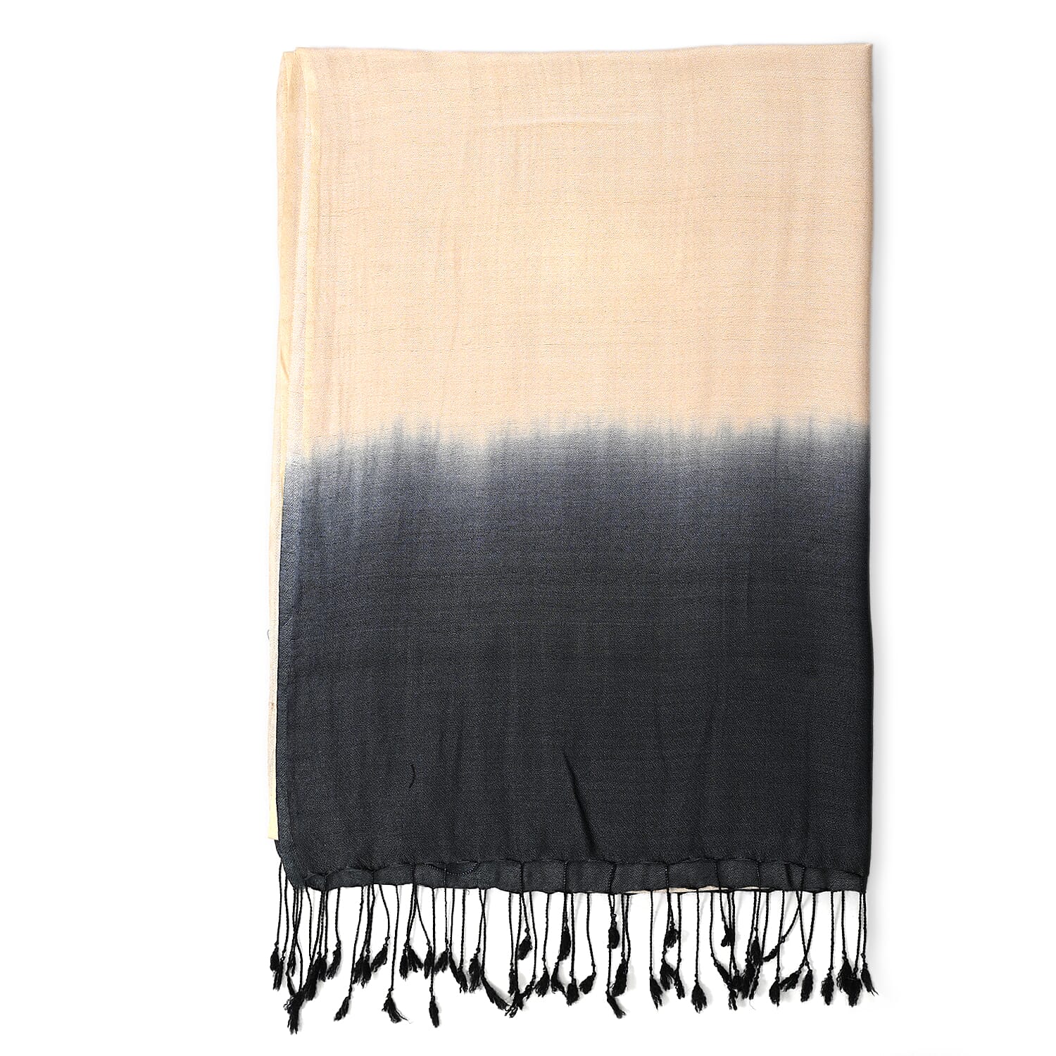 Tamsy Dual Shade Ombre Stole (Size 210 x 70 cm) - Cyan & Turquoise