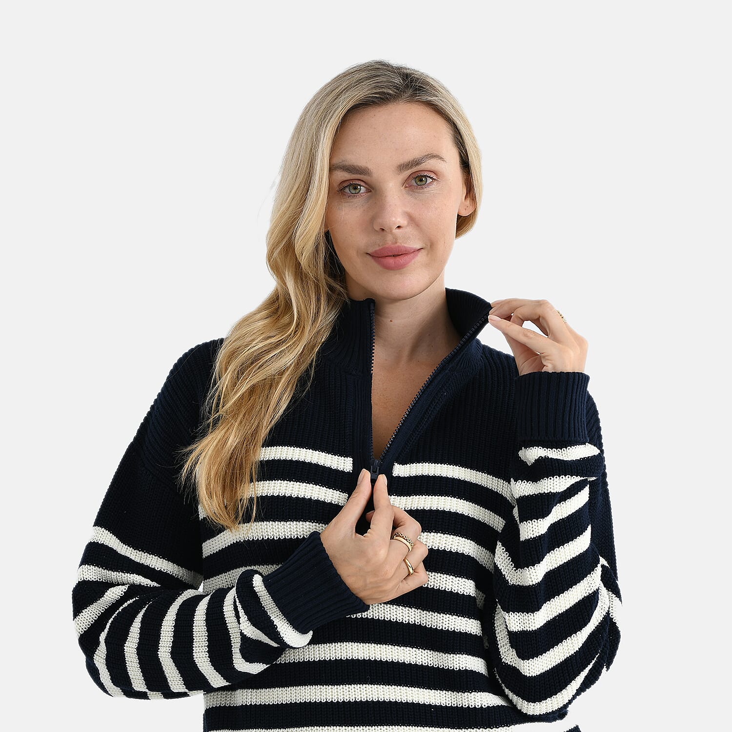 & Maisi Cotton Stripe Jumper 