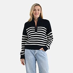 & Maisi Cotton Stripe Jumper 