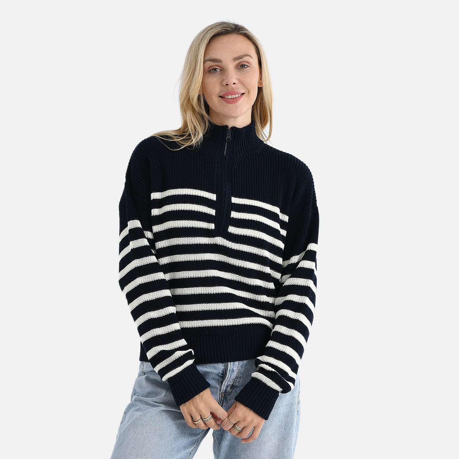& Maisi Cotton Stripe Jumper 