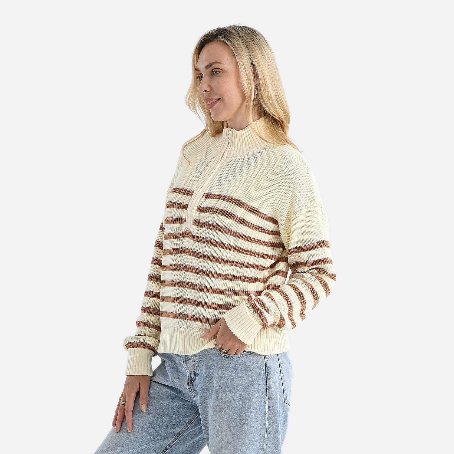 & Maisi Cotton Stripe Jumper 
