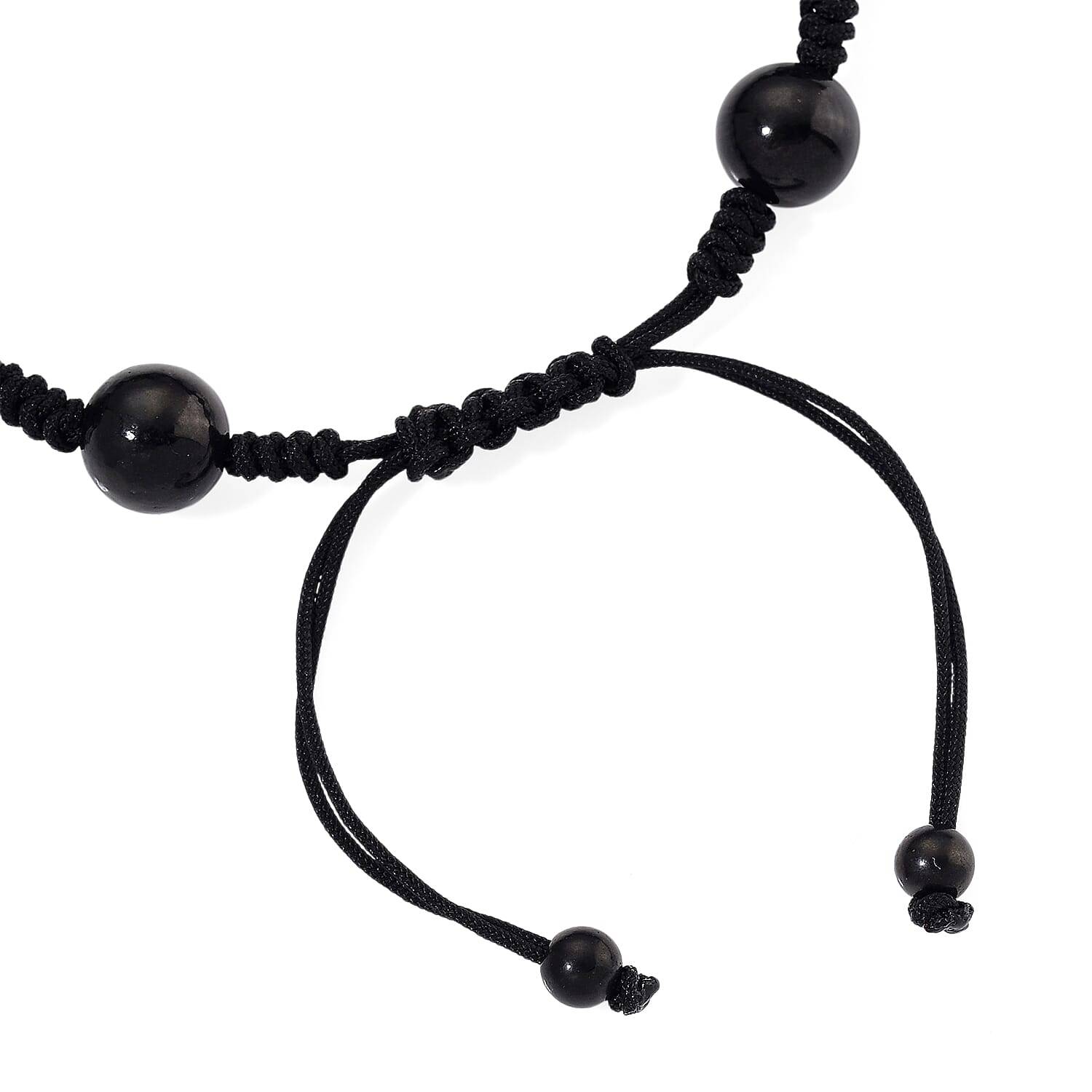 Natural Shungite Pixiu Adjustable Bracelet (Size 6.5 - 9 Adjustable) 70.00 Ct.