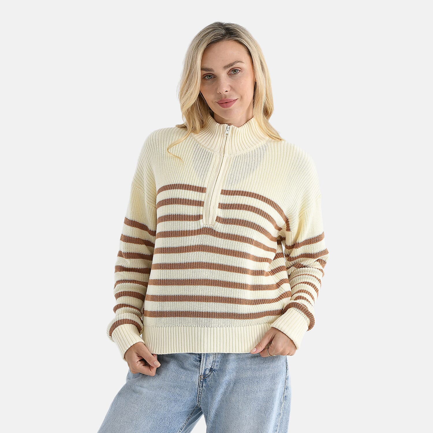& Maisi Cotton Stripe Jumper 