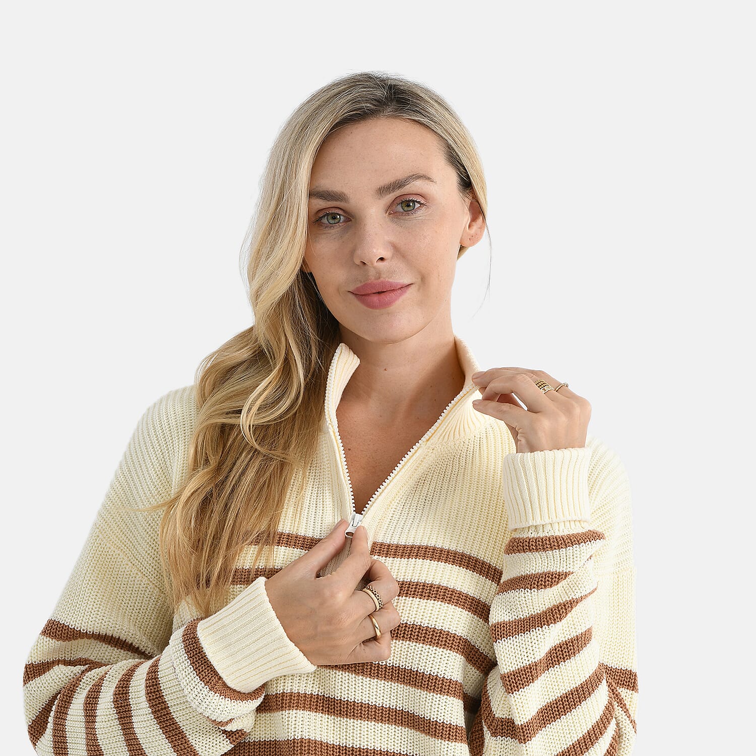 & Maisi Cotton Stripe Jumper 