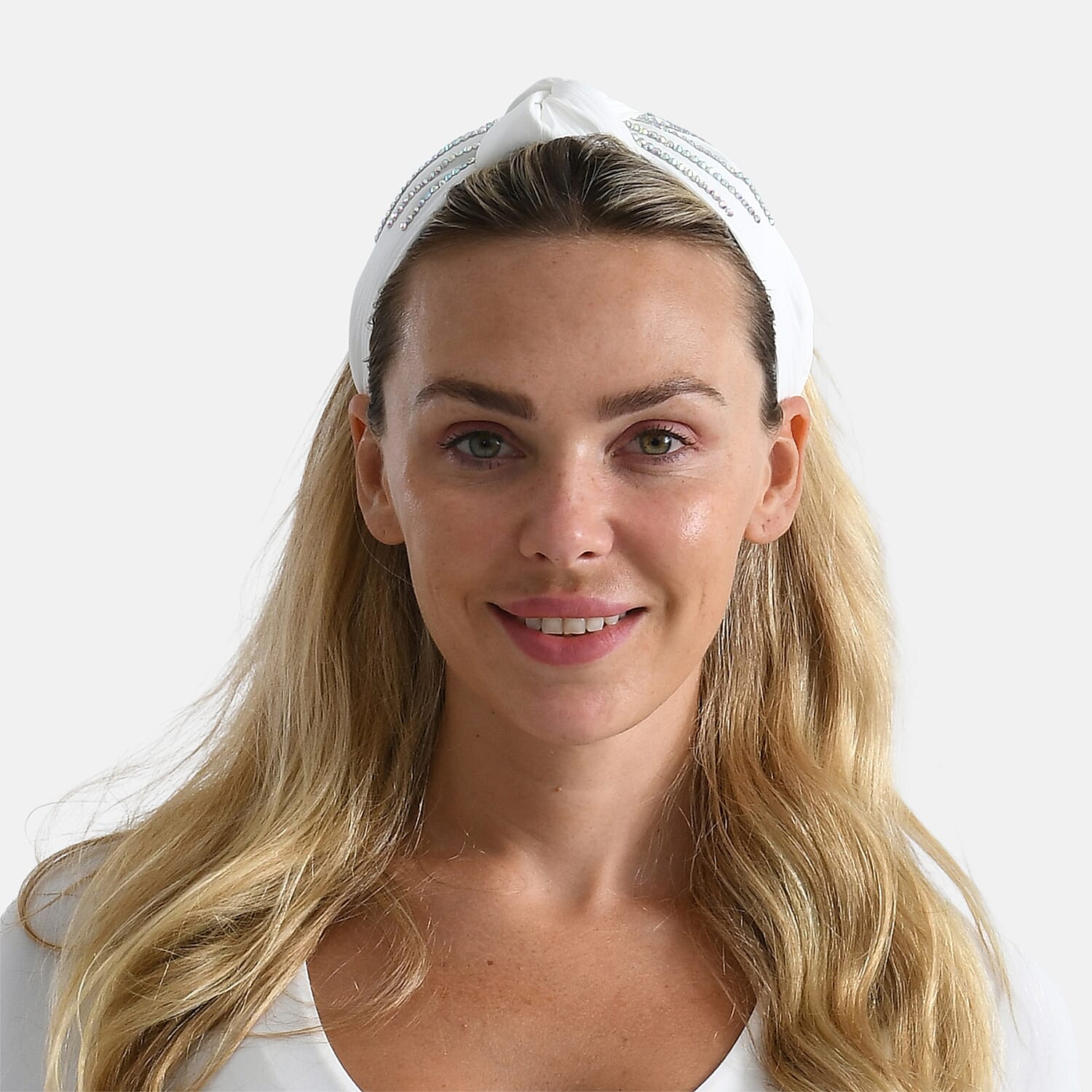 Tamsy Set of 3 Knotted Headband - Black, White & Pink