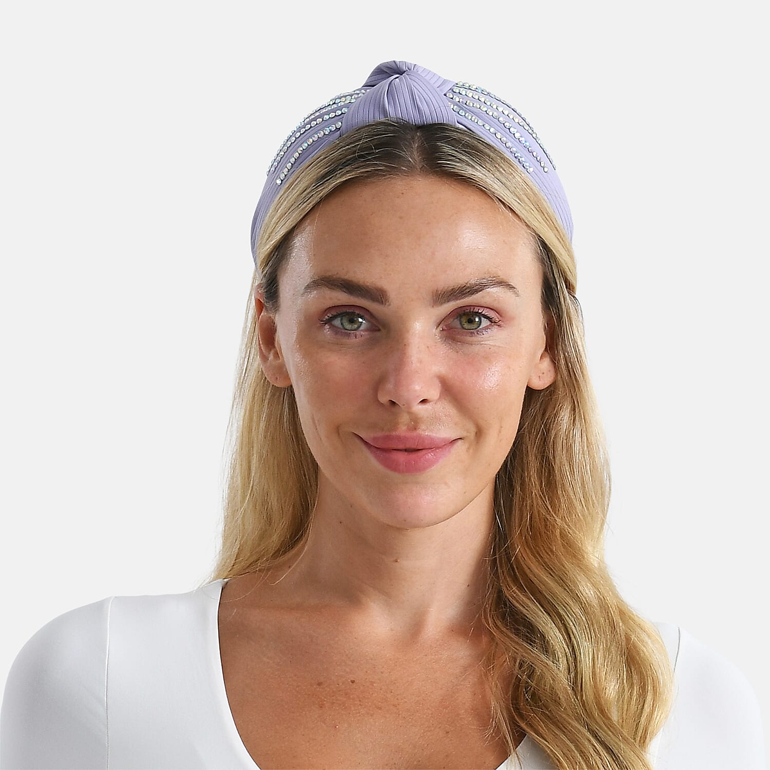 Tamsy Set of 3 Knotted Headband - Grey, Yellow & Purple