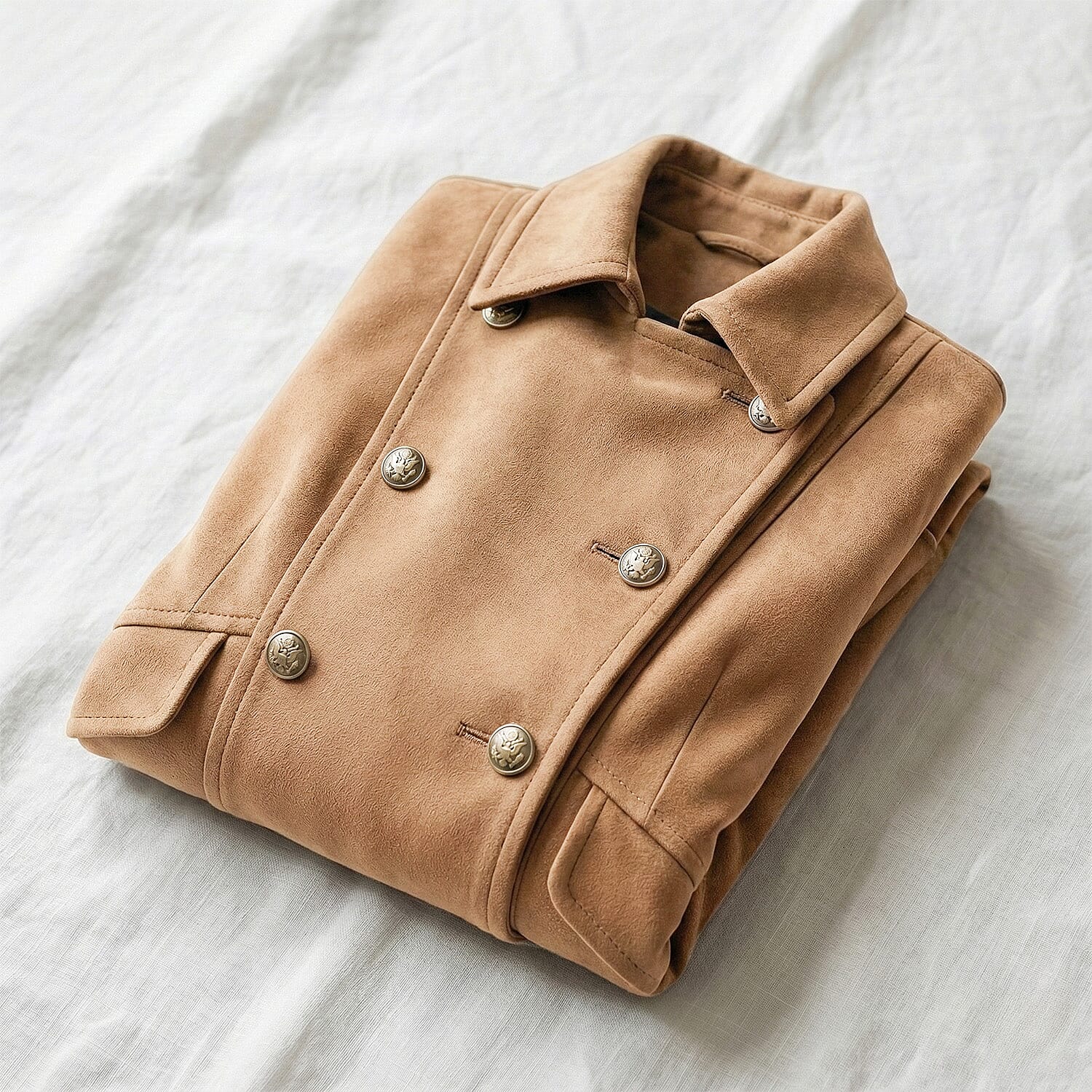 La Marey Signature Military Tailored Midi Coat