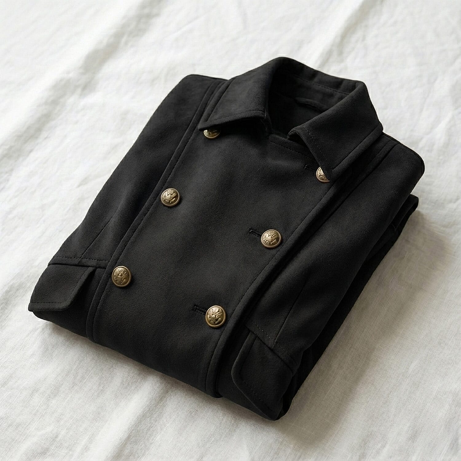 La Marey Signature Military Tailored Midi Coat