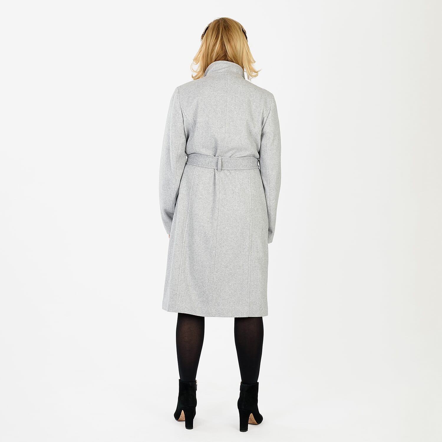 La Marey Signature Wrap Coat (Size M) - Grey