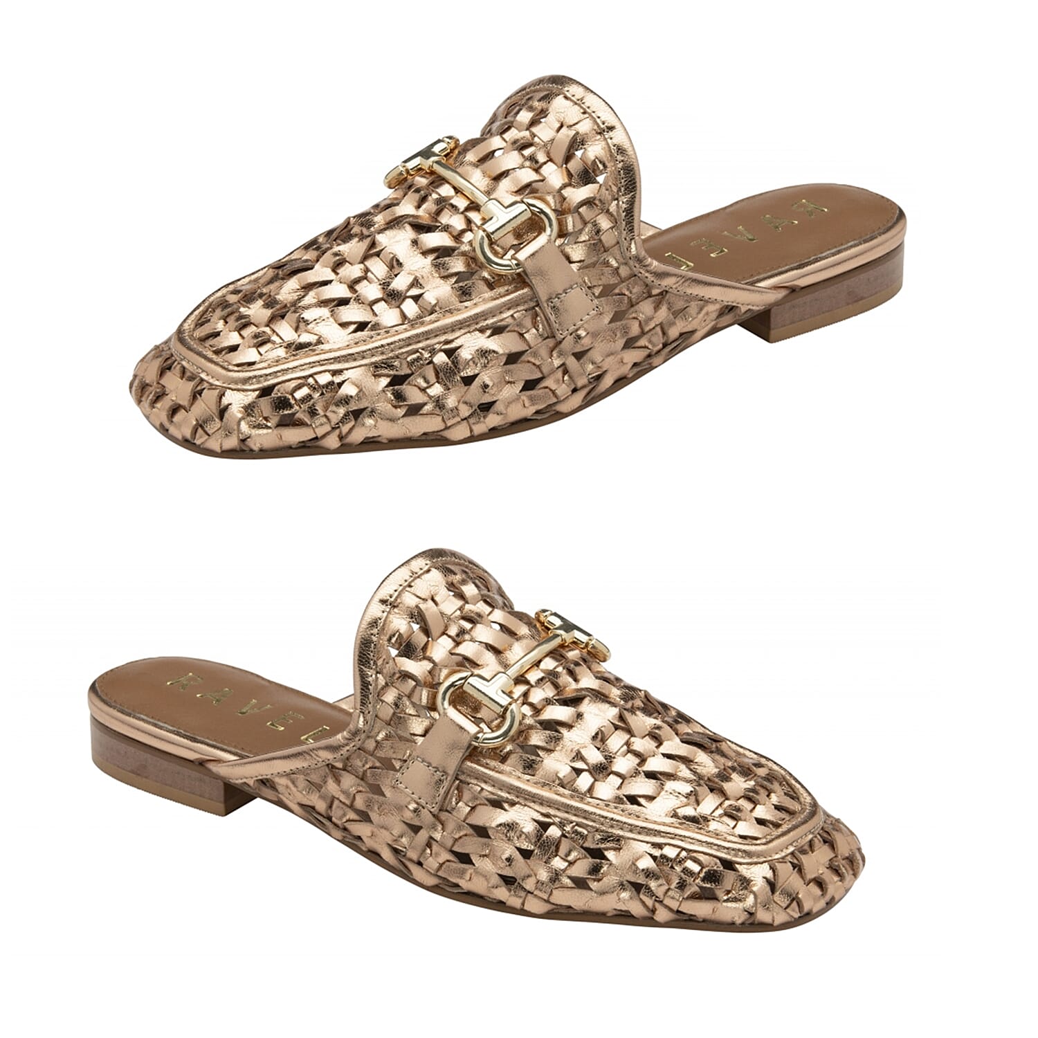 Ravel Women's Leather Anston Crochet Loafers