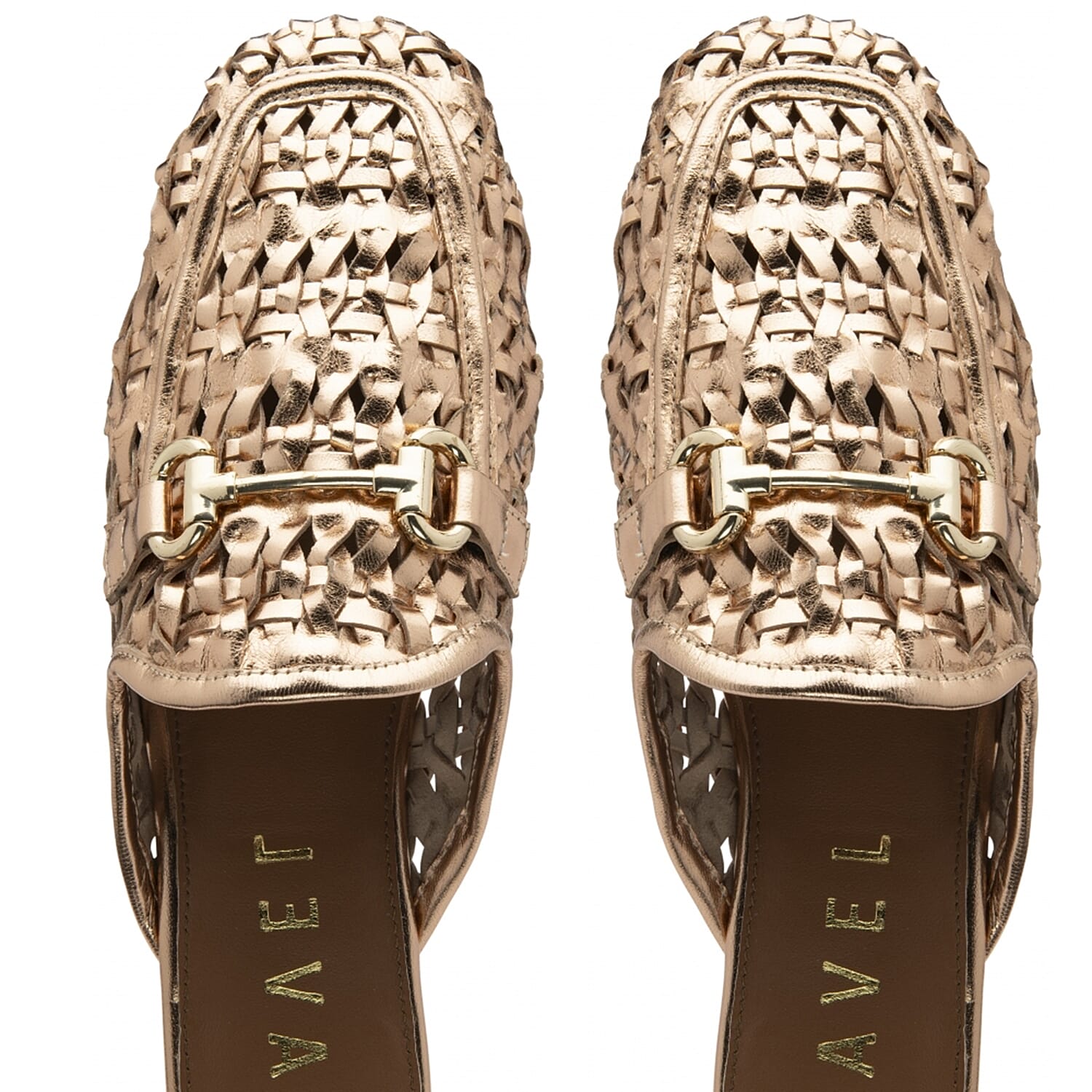 Ravel Women's Leather Anston Crochet Loafers