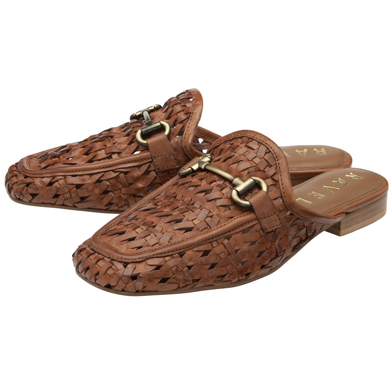 Ravel Women's Leather Anston Crochet Loafers