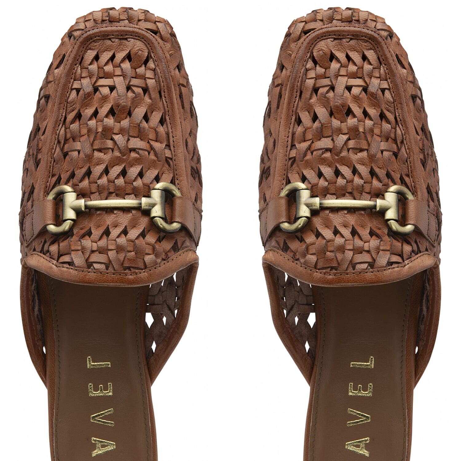 Ravel Women's Leather Anston Crochet Loafers