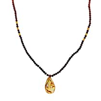 Multi Colour Amber Beads Necklace (Size 22 - 2 Ext) in Yellow Gold Plated Sterling Silver 17.50 Ct.