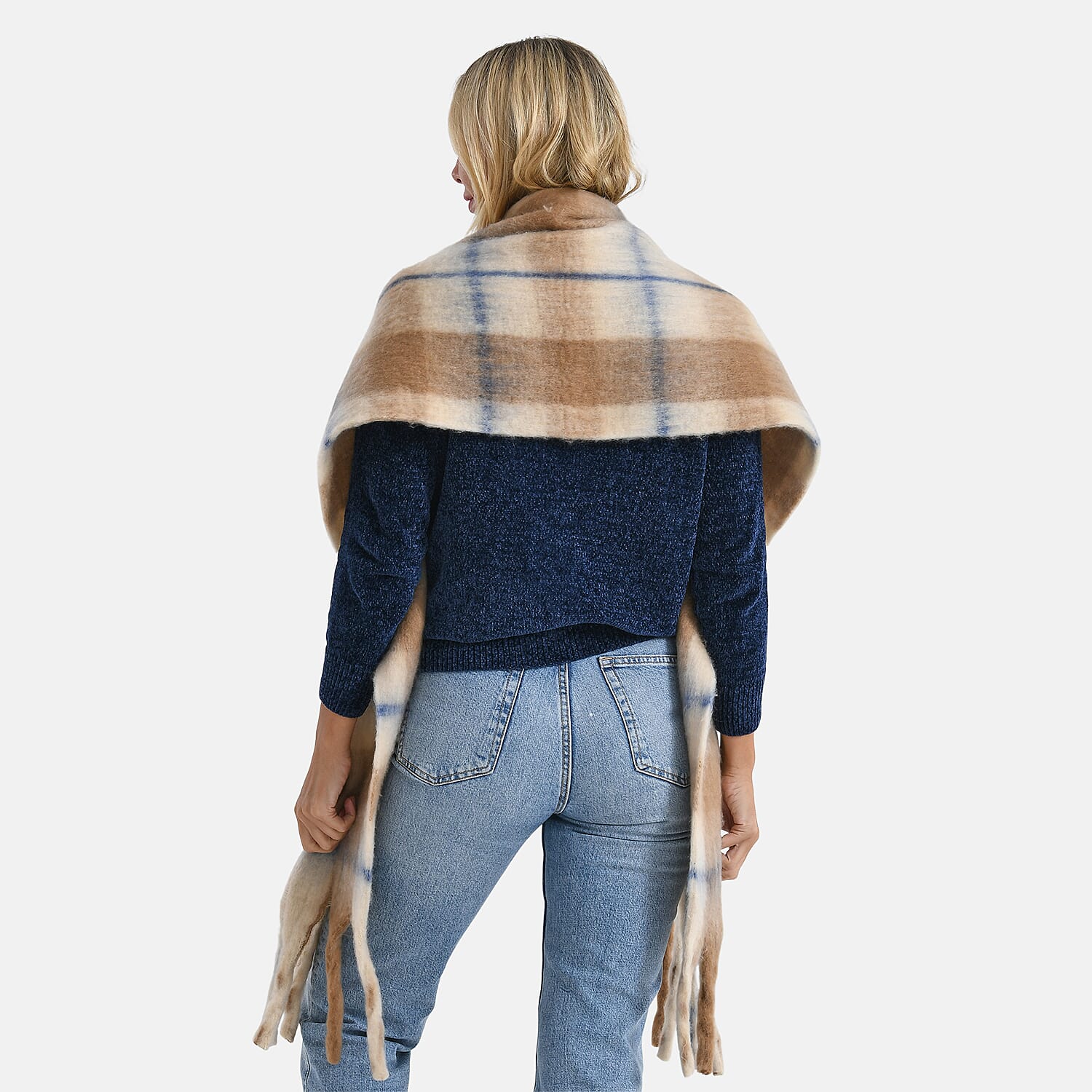 Styled By Printed Scarf (Size - One Size) - Yellow