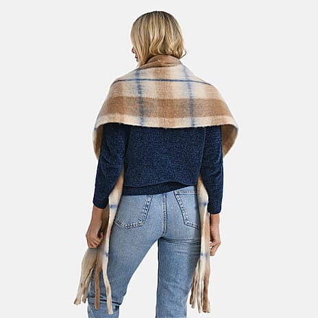 Styled By Printed Scarf (Size - One Size) - Yellow