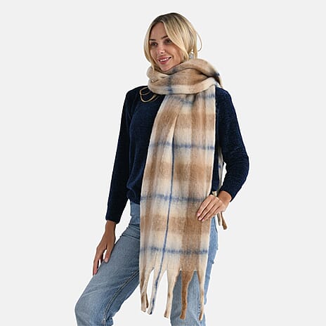 Styled By Printed Scarf (Size - One Size) - Yellow