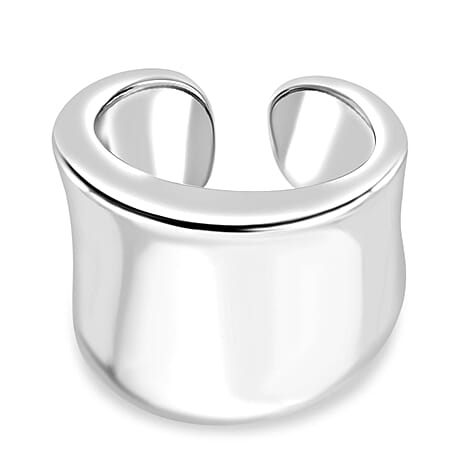 Thai Sterling Silver Wide Cuff Ring