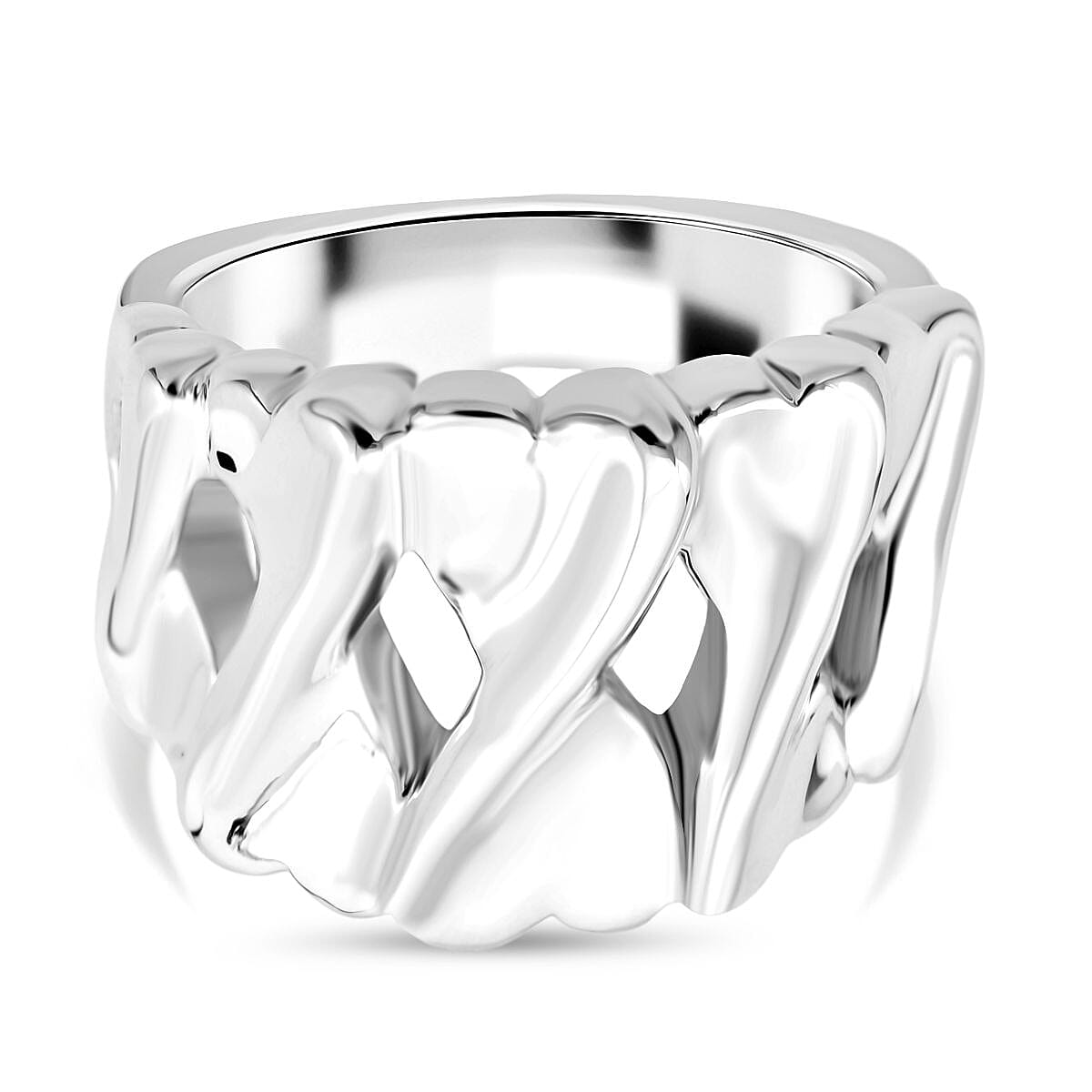 Designer Inspired Thai Sterling Silver Band Ring